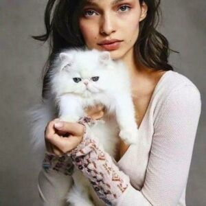 FREE PEOPLE Thermal Cuff Long Sleeve Y2K